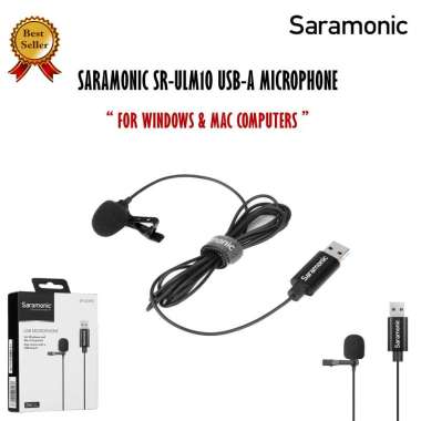 harga Saramonic SR-ULM10 USB-A Microphone for windows & MAC Computers Hitam Blibli.com
