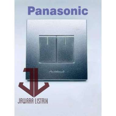 SAKLAR PANASONIC SAKLAR SERI SILVER STYLE SAKLAR ISI 2 ECO B