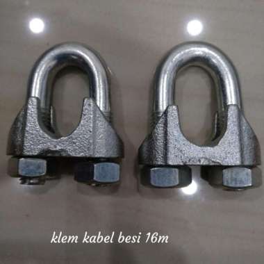 klem kabel besi 16mm klem bulldog segel rantai klem seling