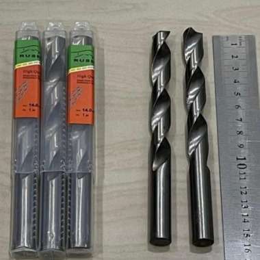 mata bor besi murah 14mm hss drill 14mili mata bor hss murah