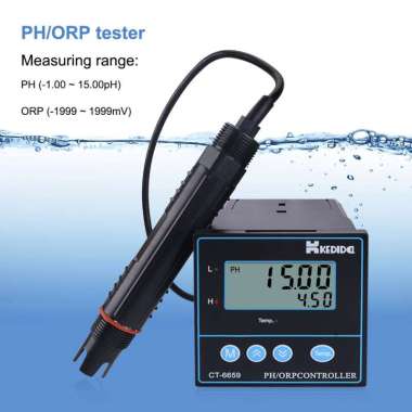 PH ORP Controller Kedida CT-6659 Meter Kontroler Tester CT6659 CT 6659 Controler Hydroponic Air Wate