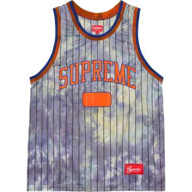 Supreme Dyed Basketball Jersey Royal L Royal
