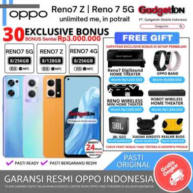 OPPO RENO7 5G &amp; OPPO RENO7 Z 5G 8/128GB 8/256GB GARANSI RESMI RENO 7 Z Multicolor