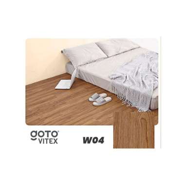 Goto Vitex Floor Vinyl Sticker Lantai Wallpaper Stiker Motif Kayu W04