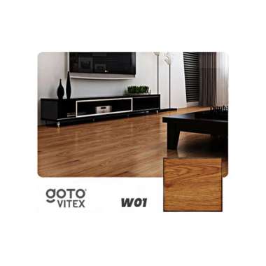 Goto Vitex Floor Vinyl Sticker Lantai Wallpaper Stiker Motif Kayu W01
