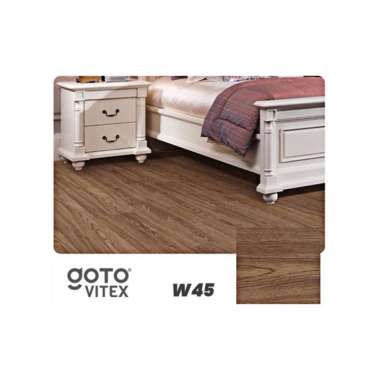 Goto Vitex Floor Vinyl Sticker Lantai Wallpaper Stiker Motif Kayu W45