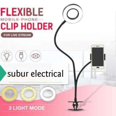 ring light selfie lampu makeup lampu tiktok lampu vlog Multicolor