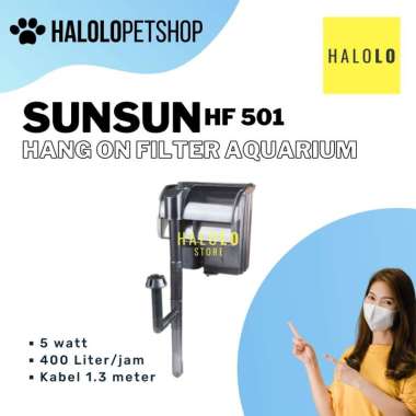 Filter Gantung Aquarium SUNSUN HF 501 Pumpa