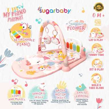 Sugar Baby My Piano Playmat Baby Gym Pink Sugar Flower