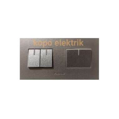 Panasonic Saklar Seri + Saklar Engkel Besar style Silver