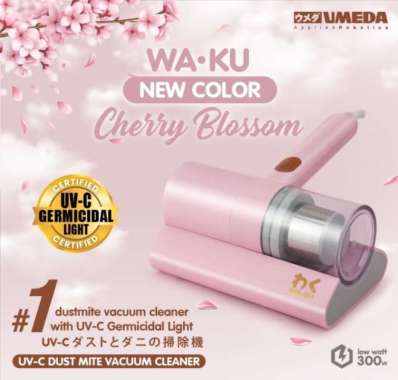 Umeda Waku UV-C Dustmite Vacuum Cleaner Vacum Kasur Bantal Putih