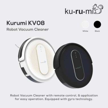 Kurumi KV 08 Robot Vacuum Cleaner Putih