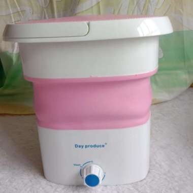 MESIN CUCI PORTABLE MESIN CUCI LIPAT MINI FOLDING WASHING MACHINE Hijau