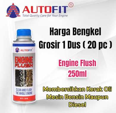 Autofit Engine Flush 250 ml PAKET 1 BOX 20 BTL HARGA GROSIR / Engine Flush Mobil / Engine Flush Moto