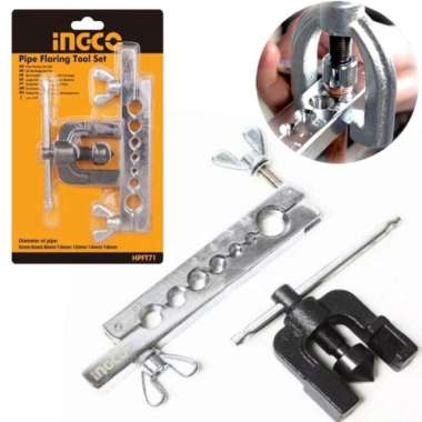 Flaring Tool Kit 5-16mm Set INGCO HPFT71 Pengembang Pipa AC Pemekar