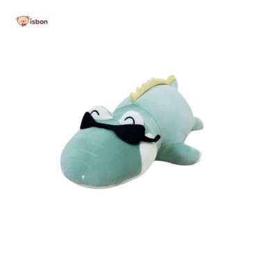Guling Boneka Buaya Alligator Karakter Crocodile Premium Bolster Hijau Hadiah Kado Pacar Anak Pasang