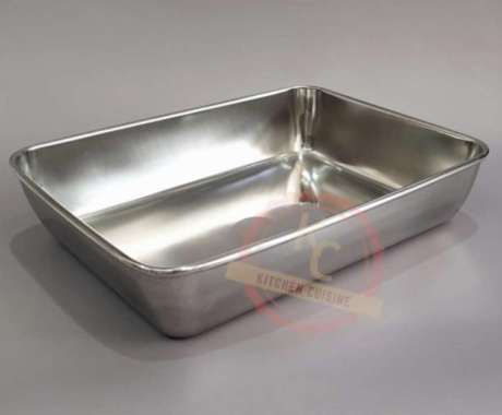 Nampan Tebal Stainless Steel 40cm / Loyang /Baki / Wadah SS /Stainless