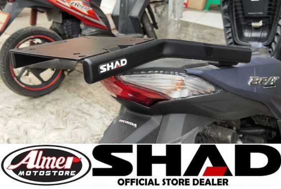 SHAD Breket Box Motor Honda Beat - Bracket Box hitam