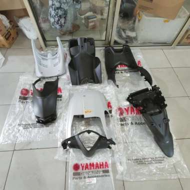 FULL COVER BODY KASAR MIO J ABU2 / PUTIH Original Yamaha