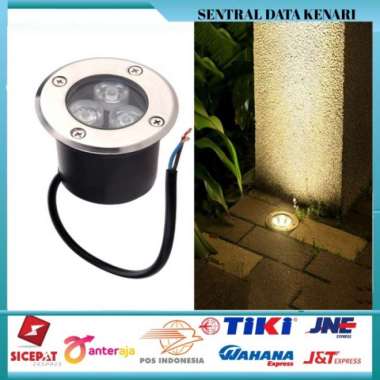 Lampu Lantai Led 3W Ground Tanam Mata Taman Outdoor 3W Watt