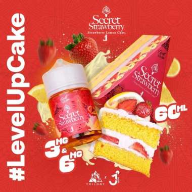 Secret Strawberry 3mg Lemon Cake 6mg 60ml Milks Milk Rollcake Liquid Vape 6mg