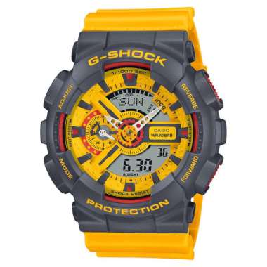 CASIO ORIGINAL - CASIO G-SHOCK GA-110Y-9ADR - JAM TANGAN PRIA JAM PRIA NG - Resin G SHOCK GSHOCK CAS