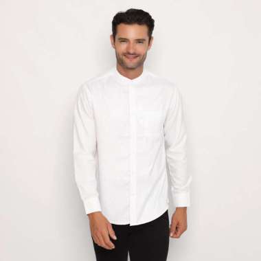 Platini Kemeja Koko Pria Lengan Panjang Putih 961147 XXL