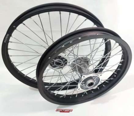 VELG LINGKAR SET 18 21 KLX BF 150 DEPAN BELAKANG Hitam MX KING PNP