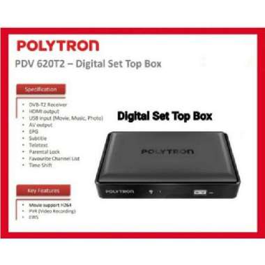 SET TOP BOX STB POLYTRON PDV DVB 600T2/620T2