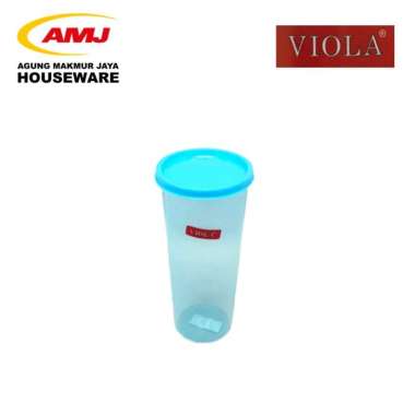 GELAS MINUM PLASTIK + TUTUP VIOLA L