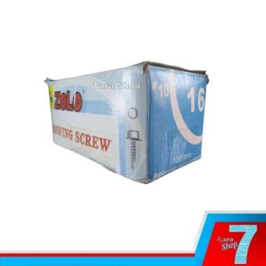 ZOLO Sekrup Roofing Baja Ringan 10 x 75 Silver - 7260011