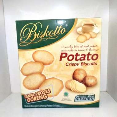 BISKOTTO POTATO CRISPY ORIGINAL 400GR