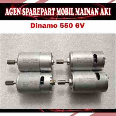 Dinamo Type 550 (Besar) 6volt 13.000rpm, 15.000rpm, 18.000rpm, 23.000rpm Mobil Motor Mainan Aki 6v 1