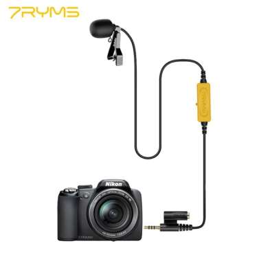 7RYMS LAVALIER MICROPHONE - OMNI-DIRECTIONAL CLIP ON MONITORING MIC 2,5 meter