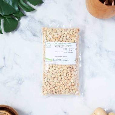 1000gr Roasted Kuartet Nabati Kacang Tanah Kupas - Oven - Panggang - Rasa Original
