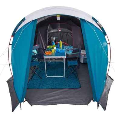 Quechua Arpenaz Family 4.1 Fresh & Black Dome Tent Tenda Semua Ukuran Blue Grey