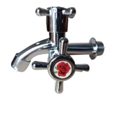 Keran cabang double - Kran shower - Keran air - kran wastafel 1/2 inch