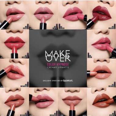 Make Over Color Hypnose Creamy Lipmatte 4.3 g Lipstik Make Over 01 charm (pink nude)