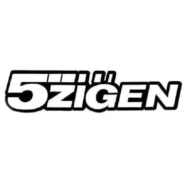 Emblem - Logo Mobil 5ZIGEN Putih Hitam 12 Acrylic