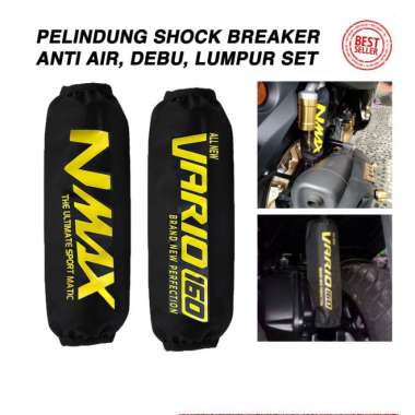 Cover Sarung Shock Breaker Anti Air Nmax, Vario, Beat, PCX Aerox SET Vario Abu
