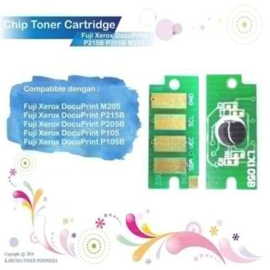 Chip Toner Cartridge Printer Fuji Xerox Docuprint X-P205 205 M205 P105 sesuai