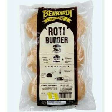 Roti Burger Polos Bernardi isi 6 pcs