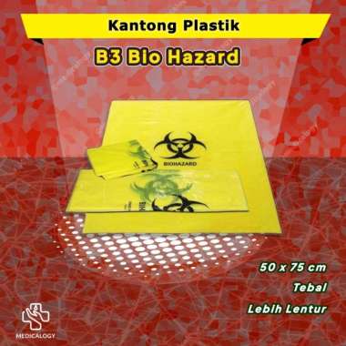Plastik Biohazard ukuran 50x 75 isi 20 per pack
