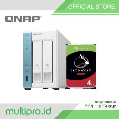 Bundling QNAP TS-231K & Seagate Ironwolf 4TB X 1 Unit Storage Cloud