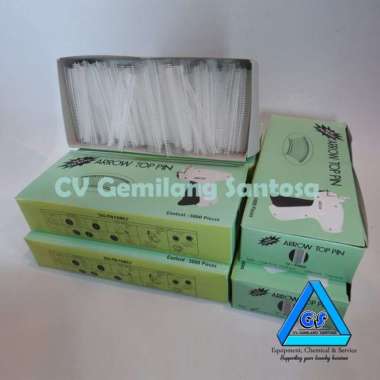 Tag Pin Label Laundry putih