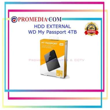 HARDISK EXTERNAL 4TB WD My Passport