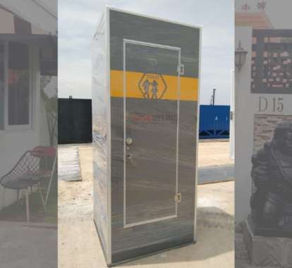 Toilet Portable Camping Bio Septictank WC Jongkok Standard Single Grey