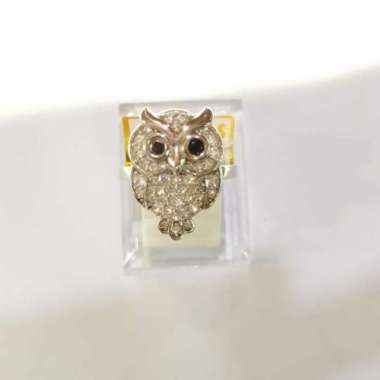 Cincin Owl Burung Hantu Emas Putih 750