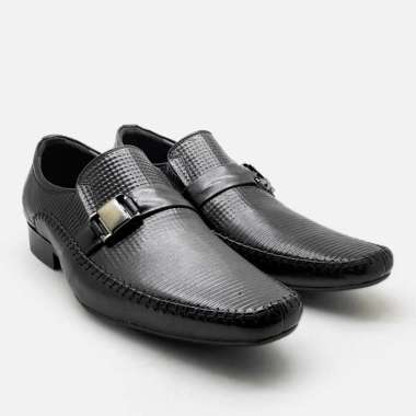 Marelli Sepatu Pantofel Pria Kantor Cow Leather Aldo - Black 42