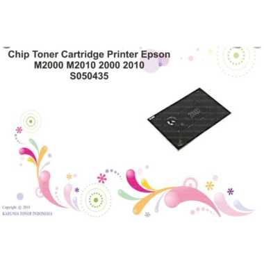 CHIP TONER EPSON EPL M2000 M2010 2000 2010 S050435 pasti detect Multicolor
